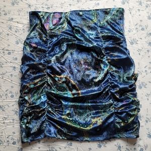 Free People Gigi Mini Printed Skirt NWT